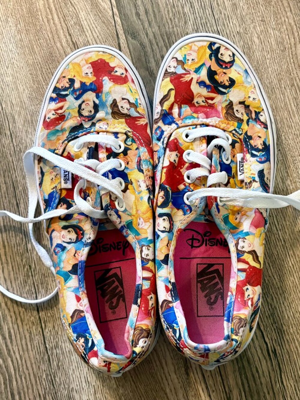 Vans Disney Princess Low Top Lace-Up Sneakers